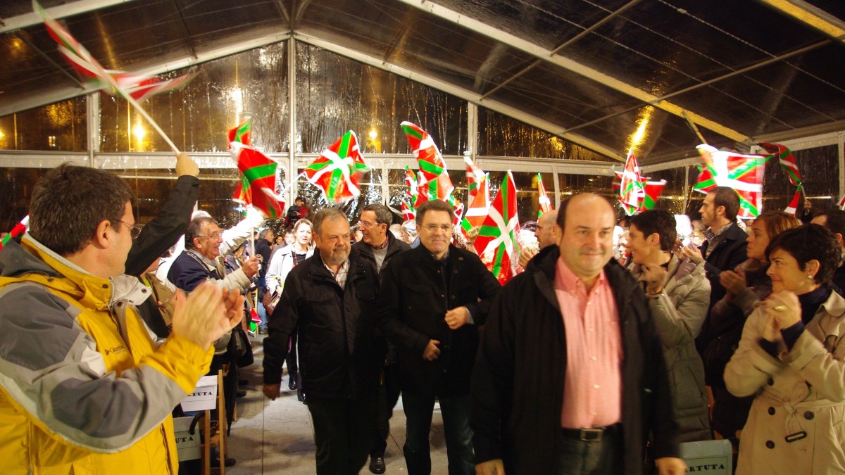 Josu Erkoreka e Iñigo Urkullu - Acto Getxo