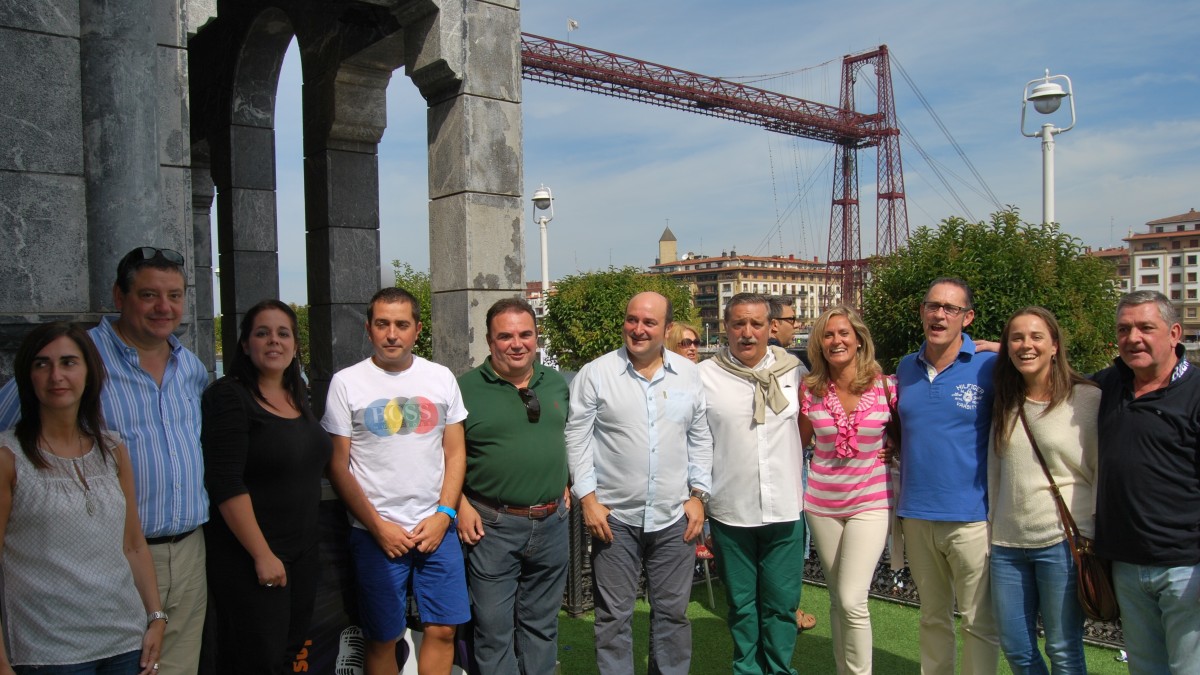 Representantes de EAJ-PNV ezkerralde y meatzalde enPortugalete
