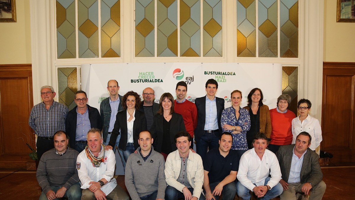 Presentación de candidatos de Busturialdea