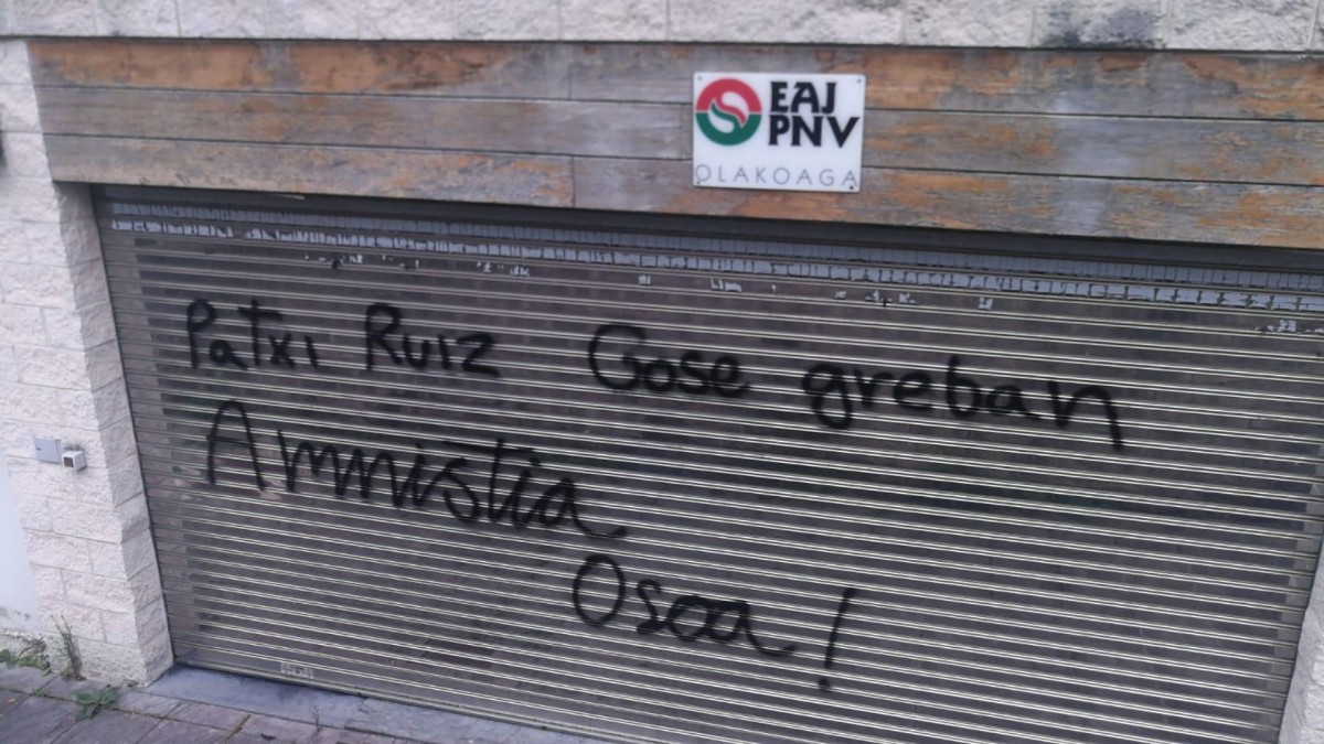 Pintadas en Batzokis de Bizkaia Olakoaga