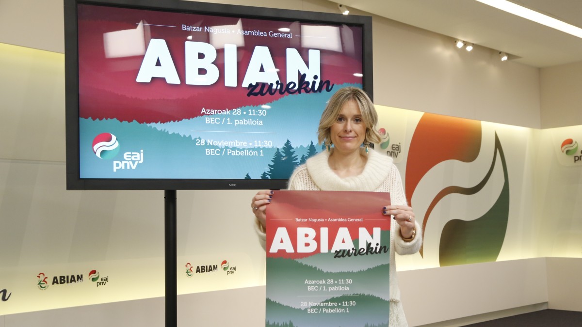Mireia Zarate - EAJ-PNVren VIII. Batzar Nagusiaren aurkezpena