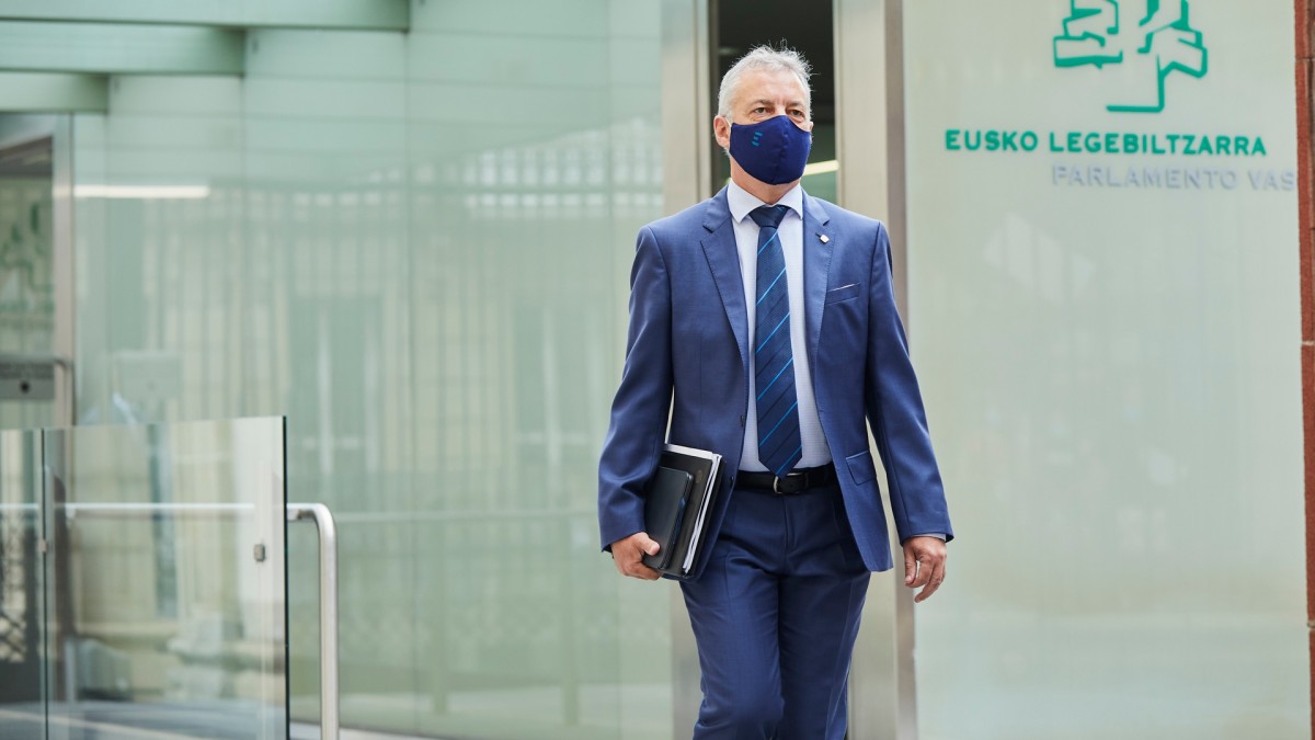 El pleno para la investidura de Iñigo Urkullu se celebrará el 3 de septiembre