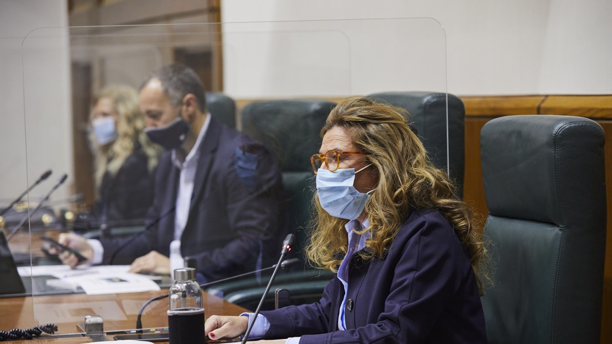 La consejera de salud Gotzone Sagardui apostará en la XII legislatura por una salud sin desigualdades, cercana y al servicio de todas las personas