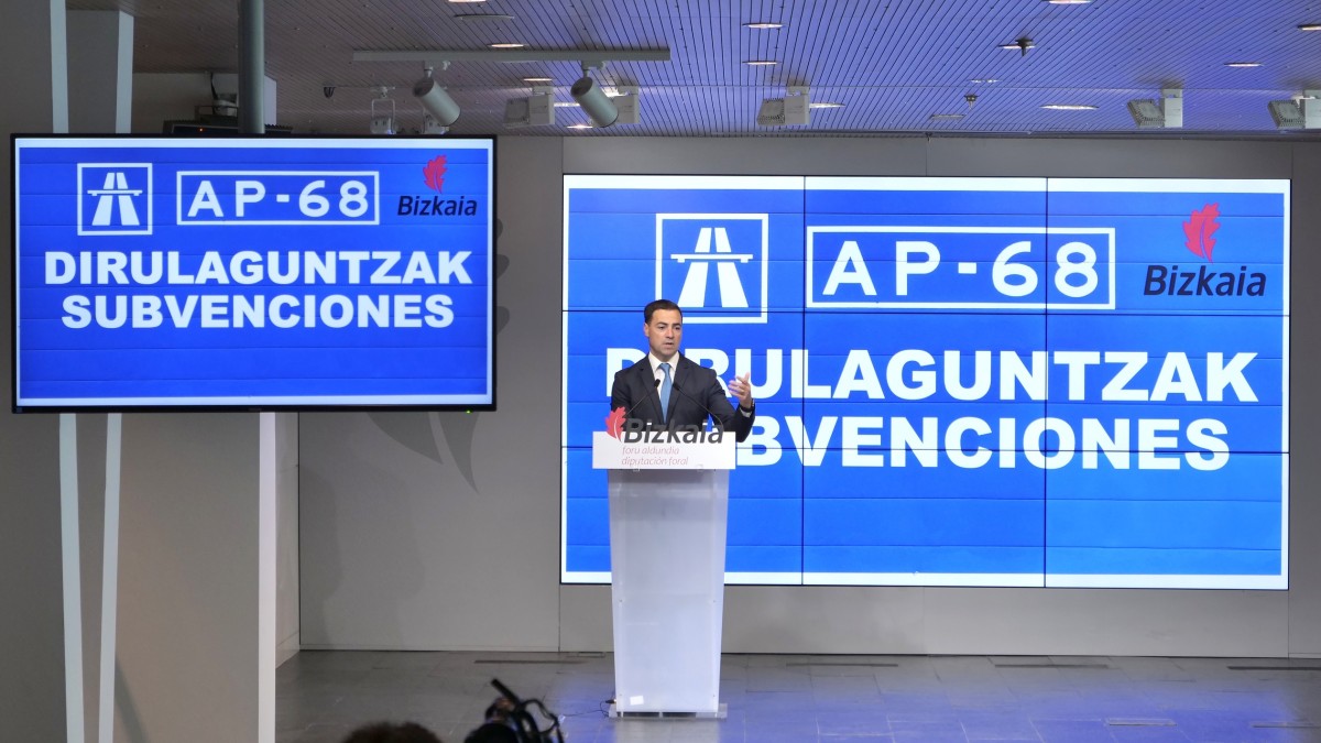 Bizkaia subvencionará a partir de octubre los trayectos en la AP-68 con un límite de gasto mensual