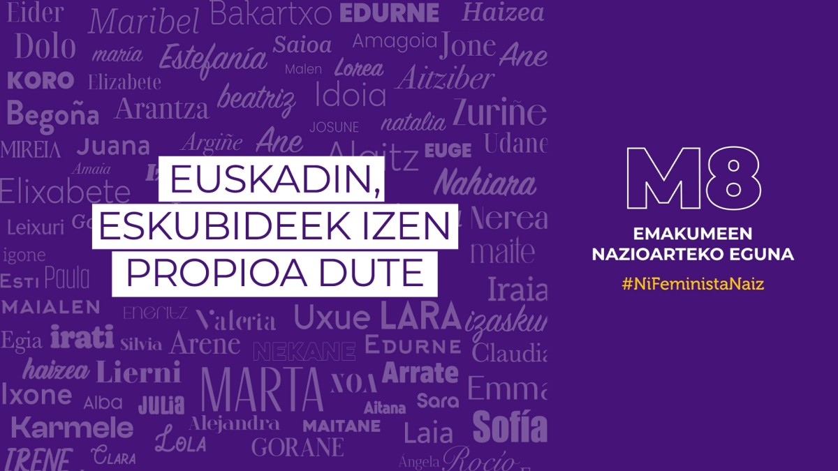 EBBren adierazpena Martxoaren 8a, Emakumeen Nazioarteko Eguna dela eta