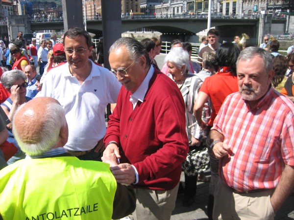 José Luis Bilbao e Iñaki Azkuna. Nagusiak