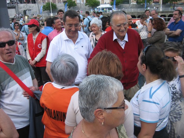 José Luis Bilbao e Iñaki Azkuna. Nagusiak