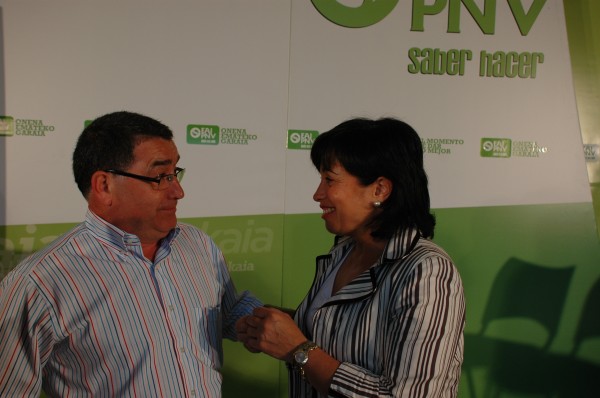 Oskar Martinez y Ana Madariaga en Ortuella