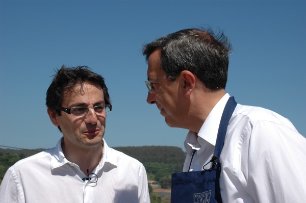 Jose Luis Bilbao eta Borja Liaño Muskizen