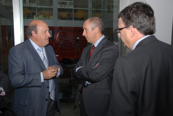 Josu Erkoreka y Aitor Esteban visitan Azterlan, Durango