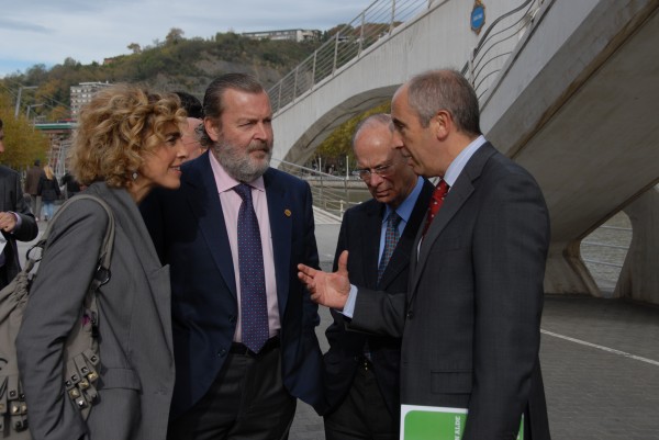 Josu Erkoreka, Aitor Esteban eta Pedro Azpiazu Bilboko udal taldearekin