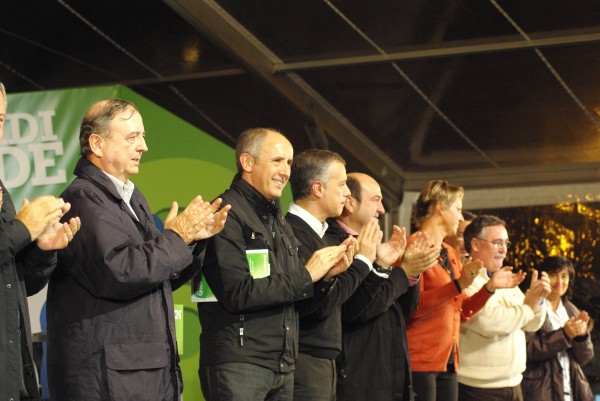 Josu Erkoreka eta Iñigo Urkullu - Getxoko ekitaldian