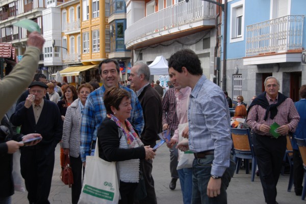Iñigo Urkullu, Josu Erkoreka y resto candidaturas Congreso y Senado en Bermeo