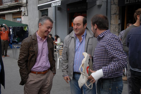 Iñigo Urkullu, Josu Erkoreka y resto candidaturas Congreso y Senado en Bermeo