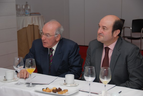 Iñigo Urkullu y Josu Erkoreka Jornada de reflexión con el mundo económico.