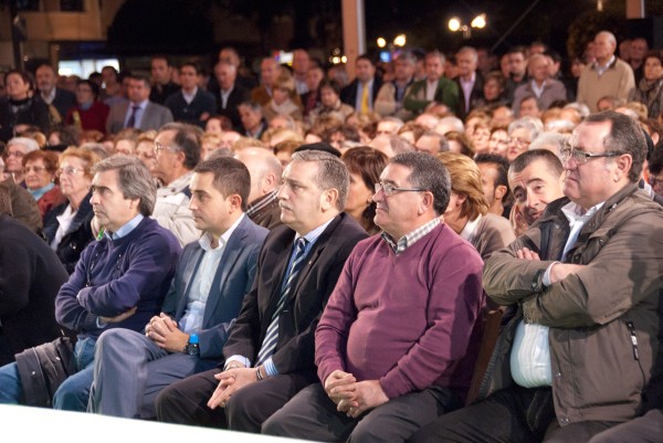 Josu Erkoreka, Iñigo Urkullu y resto de candidaturas en el mitin de Barakaldo