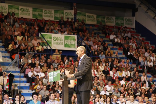 Acto de cierre de campaña en 
