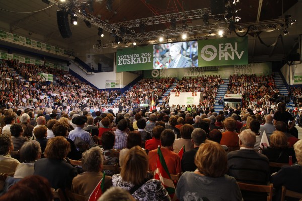 Acto de cierre de campaña en 