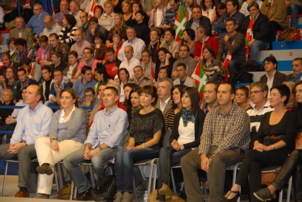 Iñigo Urkullu, Josu Erkoreka, Arantxa Tapia eta Emilio Olabarria. Bilboko 