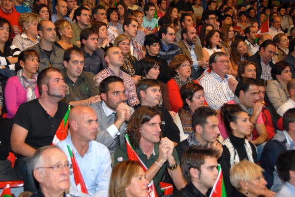 Iñigo Urkullu, Josu Erkoreka, Arantxa Tapia eta Emilio Olabarria. Bilboko 