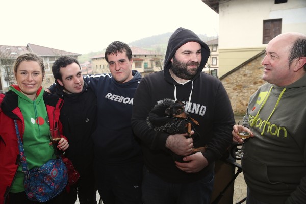 Andoni Ortuzar Aberri Egun bezperan Larrabetzun