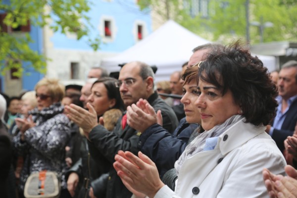 Andoni Ortuzar eta Itxaso Atutxa Lekeitioko Batzokiko 35. urteurrenean