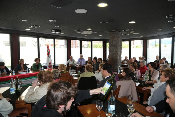 Itxaso Atutxa en el homenaje al Discurso de Sabino Arana en Larrazabal