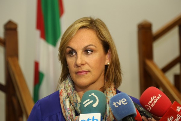 Itxaso Atutxa en el Batzoki de Deusto