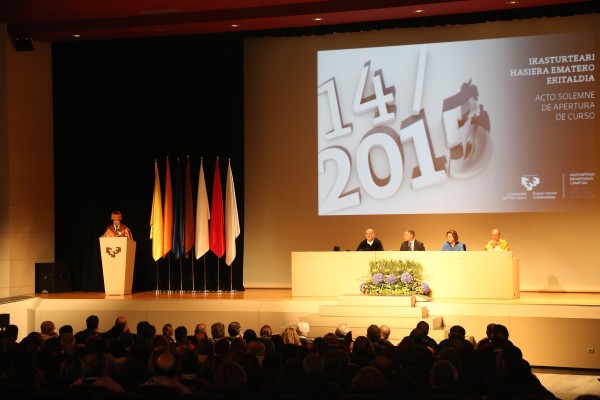 EAJ-PNV en la apertura del curso 2014-2015 de la UPV/EHU