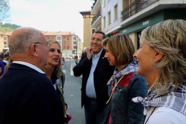 Itxaso Atutxa, Jose Luis Bilbao, Irene Pardo en Gangas de Zalla