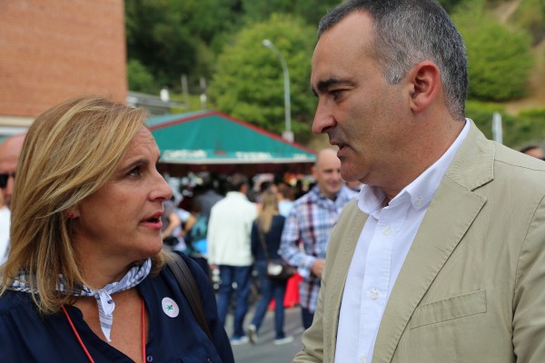 Itxaso Atutxa, Jose Luis Bilbao, Irene Pardo en Gangas de Zalla