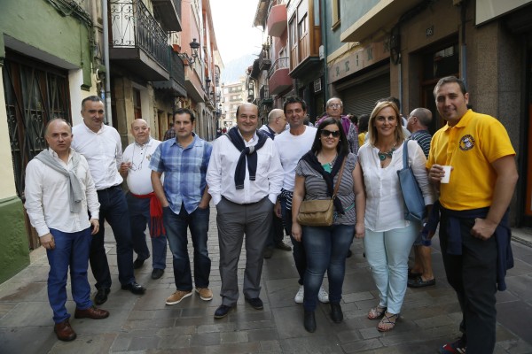 Ortuzar y Atutxa acompañan a los candidatos municipales de Enkarterri en Putxeras