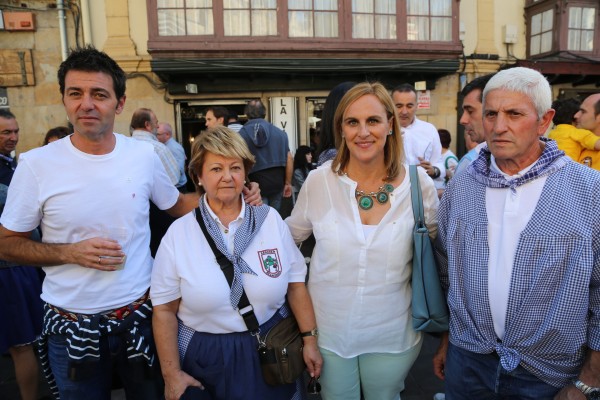 Ortuzar y Atutxa acompañan a los candidatos municipales de Enkarterri en Putxeras