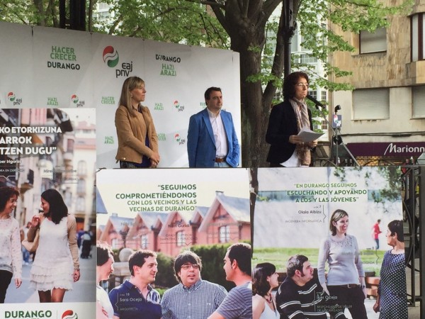 Presentación de la candidatura de EAJ-PNV a la Alcaldía de Durango II