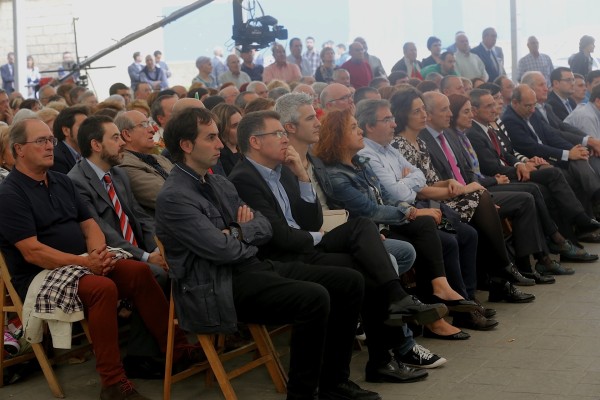 Basauriko mitina - Andoni Busquet Unai Rementeria Iñigo Urkullu Andoni Ortuzar