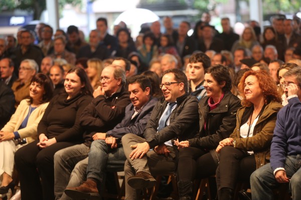 Mitin Barakaldo - Amaia del Campo, Unai Rementeria, Iñigo Urkullu, Andoni Ortuzar