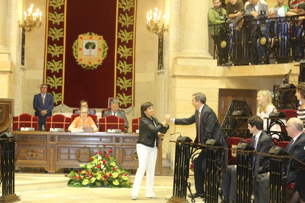 Las Juntas Generales de Bizkaia han quedado constituidas esta mañana en el pleno celebrado en la cas