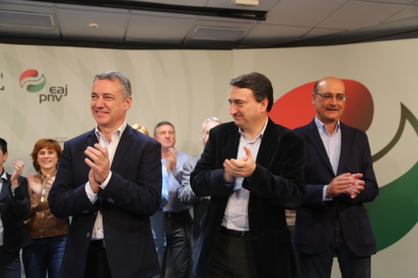 Noche electoral 20 D en Sabin Etxea 