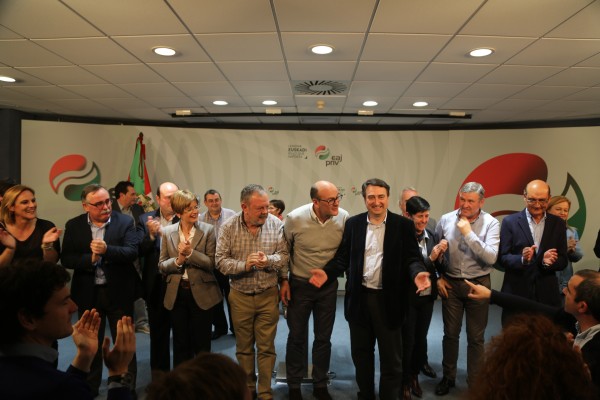 Noche electoral 20D en Sabin Etxea