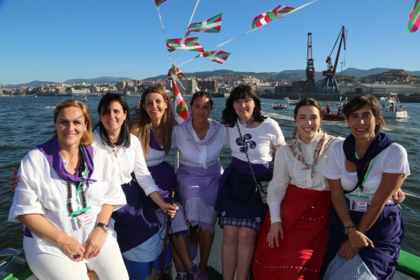 Itxaso Atutxa Santurtziko El Carmen egunean