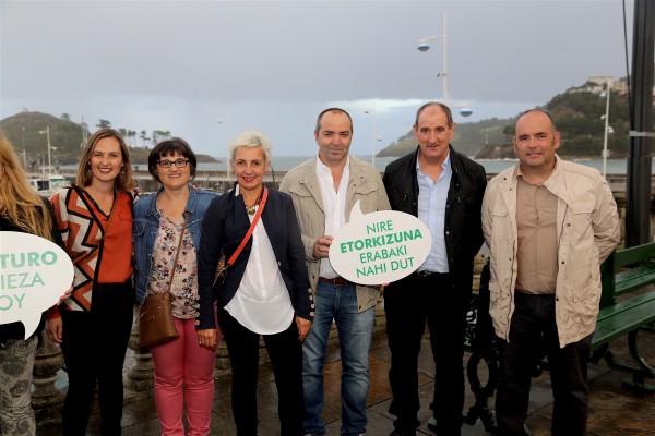 Mitin Lekeitio  Josu Erkoreka Itxaso Atutxa, Koldo Goitia