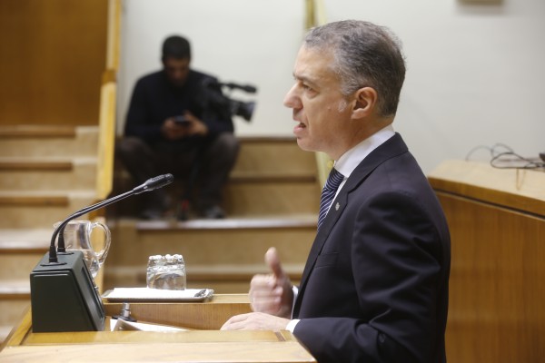 Pleno investidura XI legislatura - Iñigo Urkullu