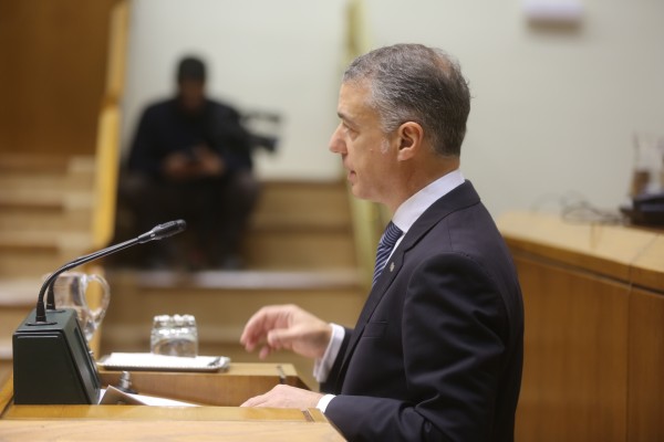 Pleno investidura XI legislatura - Iñigo Urkullu