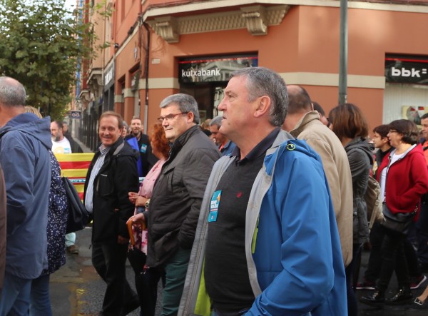 EAJ-PNV Gure Esku Dago-k Catalunyako erreferendumaren aldeko manifestaldian
