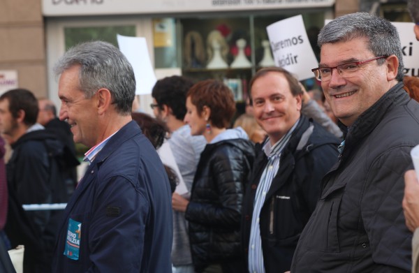 EAJ-PNV Gure Esku Dago-k Catalunyako erreferendumaren aldeko manifestaldian
