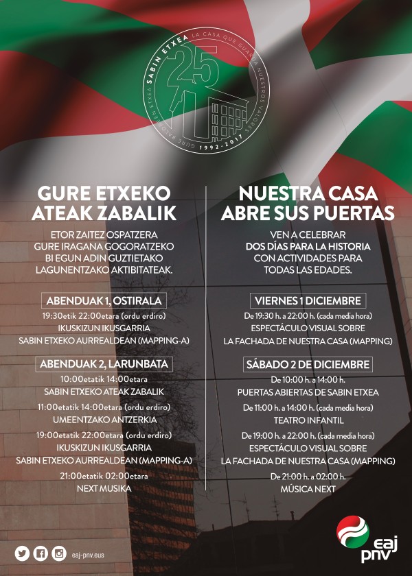 2017 25 aniversario - Actividades
