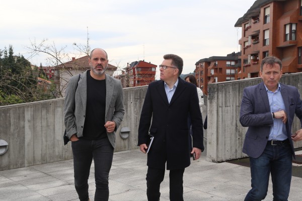Aitor Esteban. Encuentro con alcaldes y alcaldesas de Ezkerraldea Meatzaldea. Ortuella