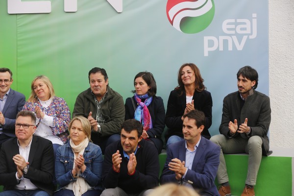 Getxoko hautagaitzaren aurkezpena. Imanol Landa, Amaia Agirre, Itxaso Atutxa 