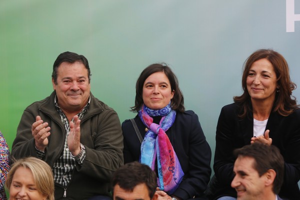 Getxoko hautagaitzaren aurkezpena. Imanol Landa, Amaia Agirre, Itxaso Atutxa 