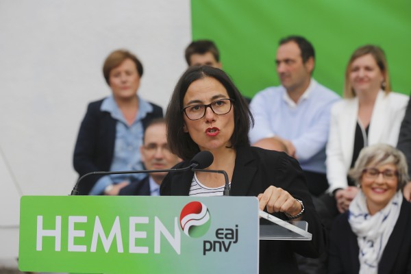 Getxoko hautagaitzaren aurkezpena. Imanol Landa, Amaia Agirre, Itxaso Atutxa 